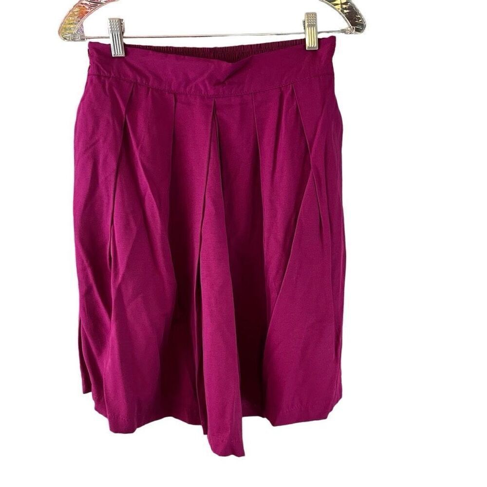 NWT Gitano Vinage Baggy Shorts Purple Fuchsia Rayon Polyester Blend Medium